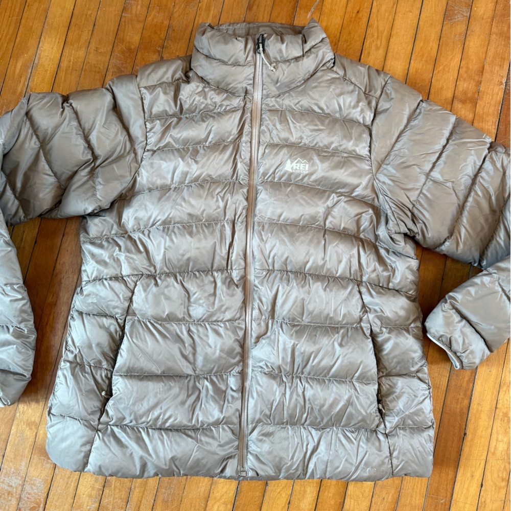 REI Coop Women's Down Puffer Jacket Coat Mushroom 🍄